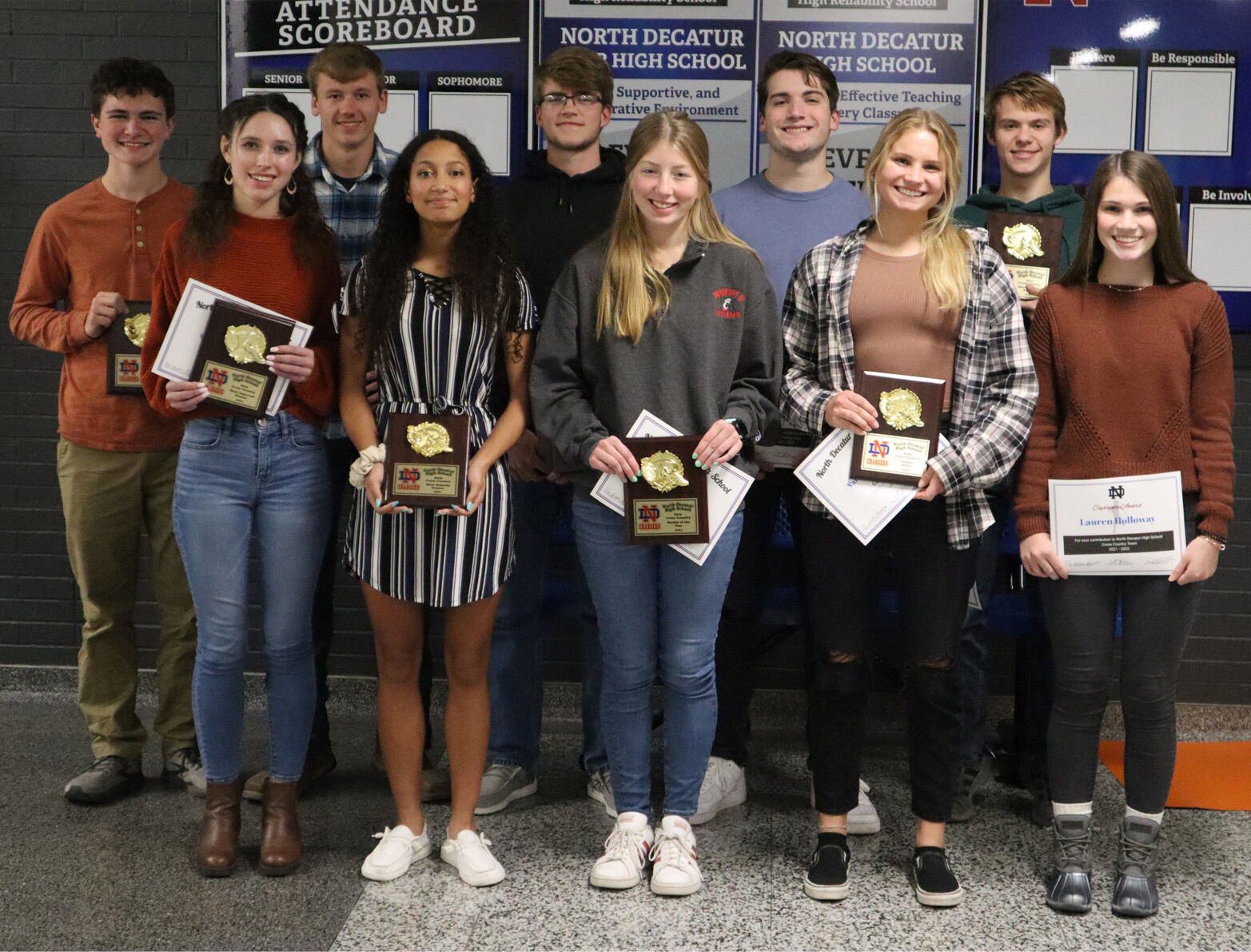 North XC award winners